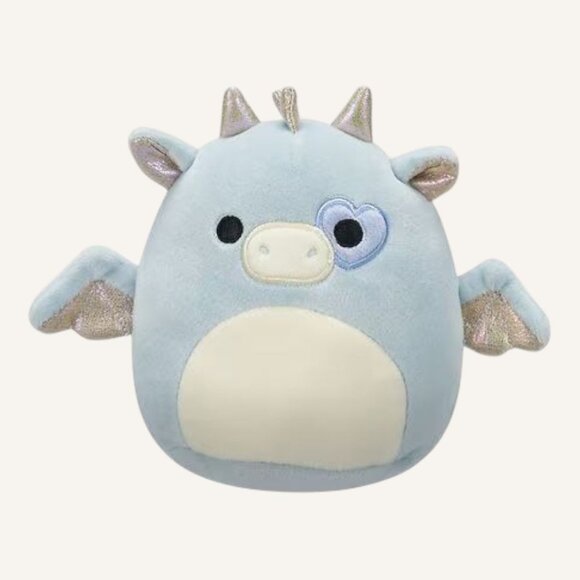 Squishmallows Other - NWT Squishmallows Kenny The Dragon Blue Plush 8" Valentine's Day Gift